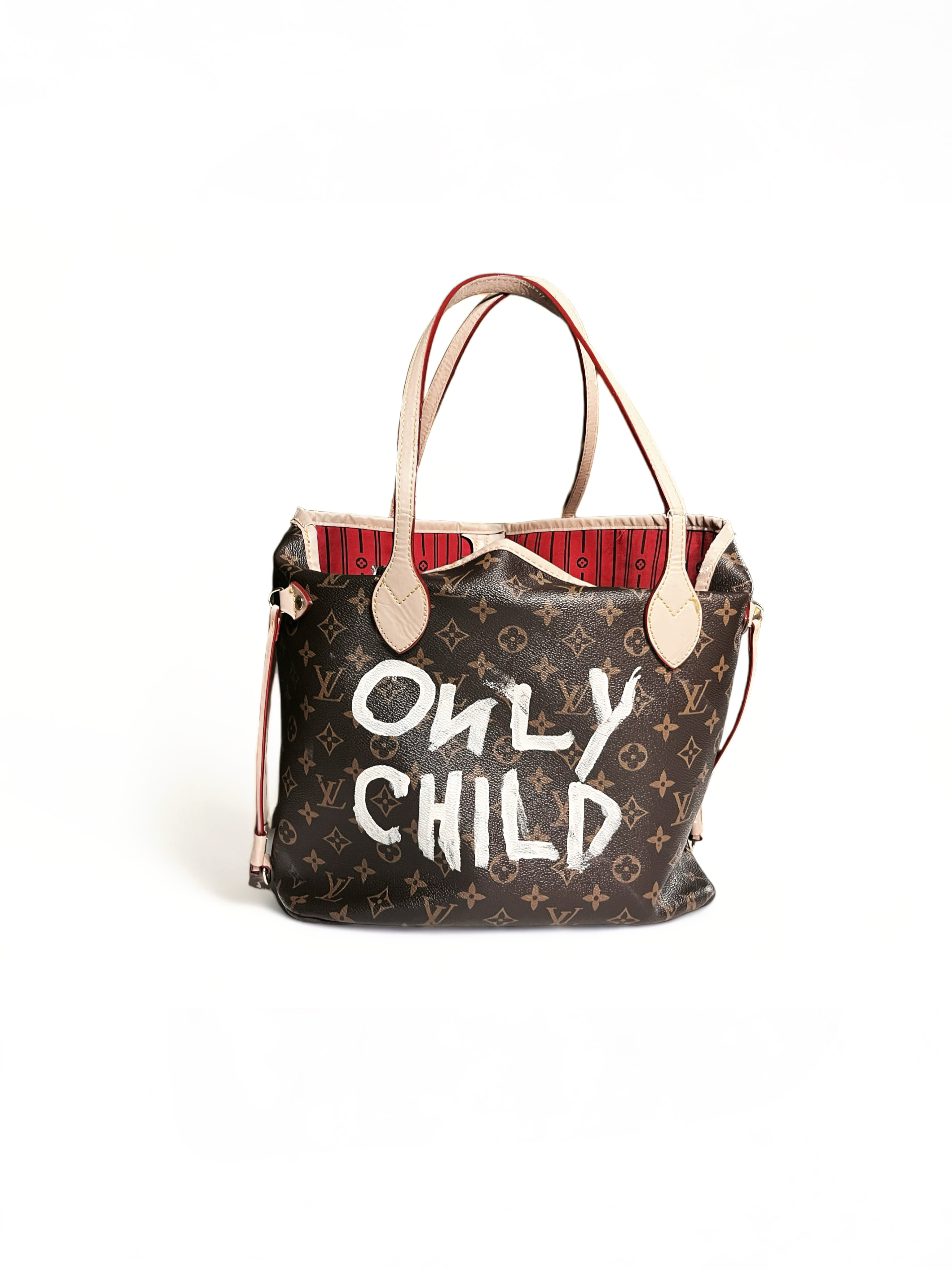 SUICIDAL PASSION/LOUIS VUITTON® MONOGRAM NEVERFULL MM - CHERRY