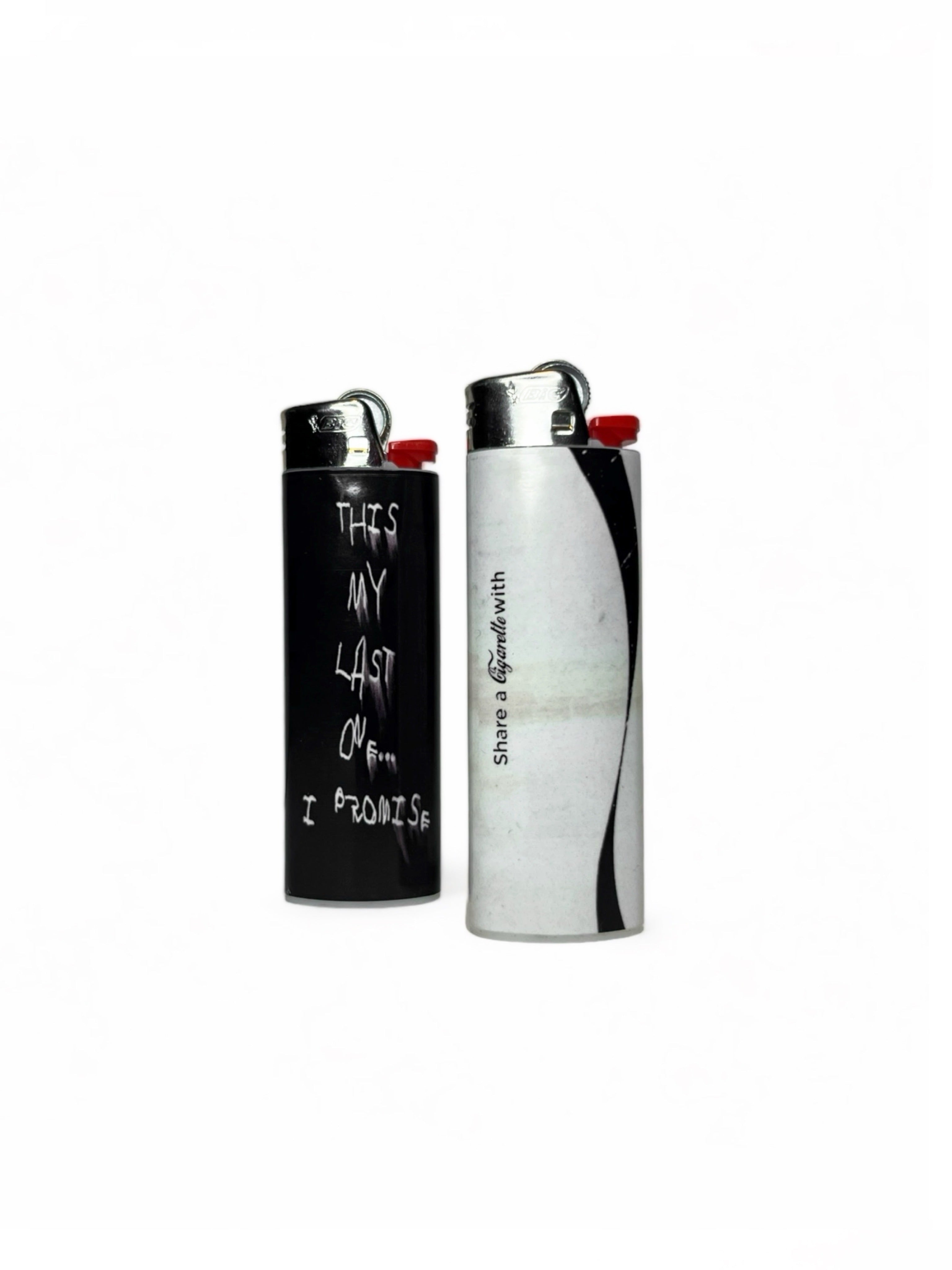 LIGHTER 2 PACK - BLACK/WHITE