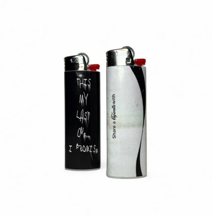 LIGHTER 2 PACK - BLACK/WHITE