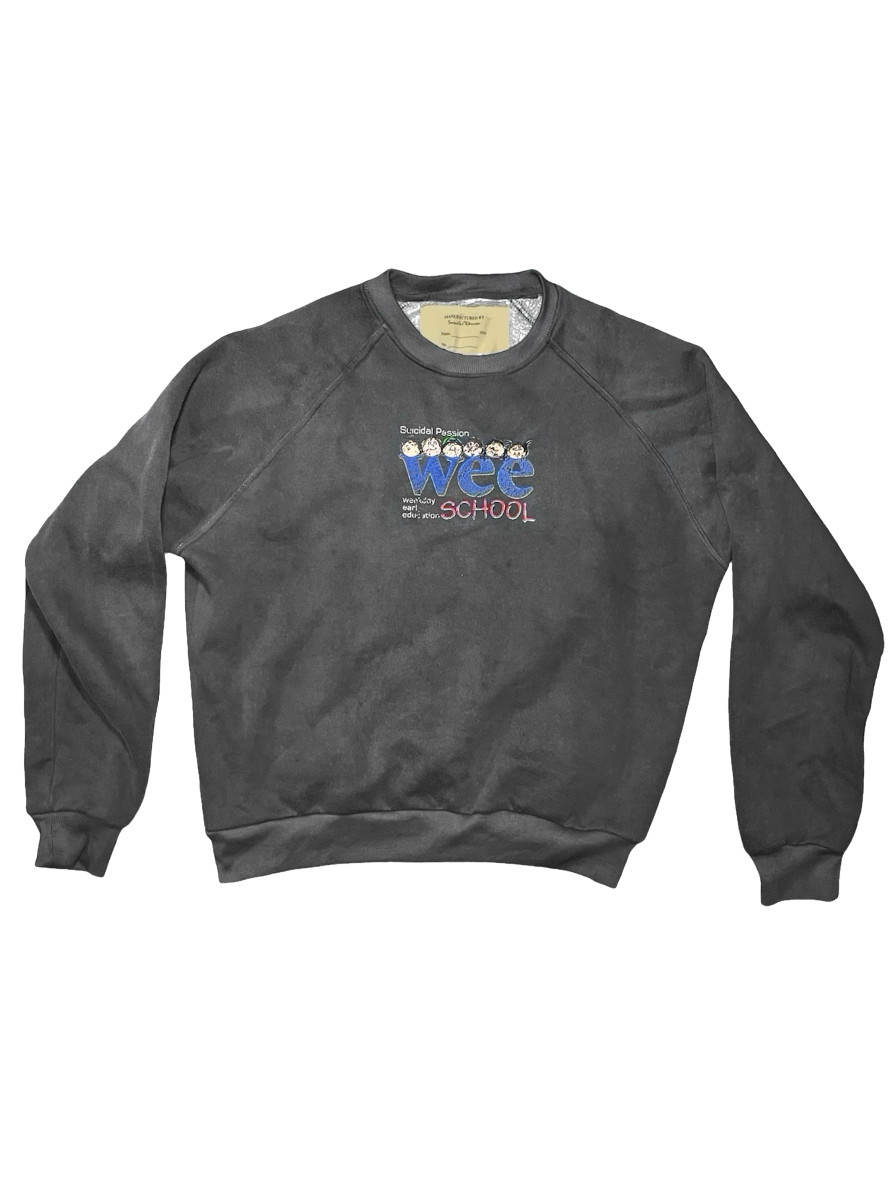 WEE SCHOOL SWEATSHIRT - FADED BLACK