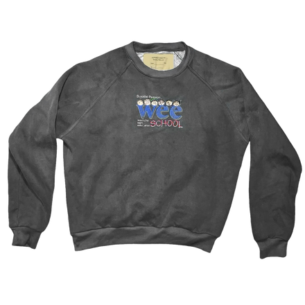 WEE SCHOOL SWEATSHIRT - FADED BLACK