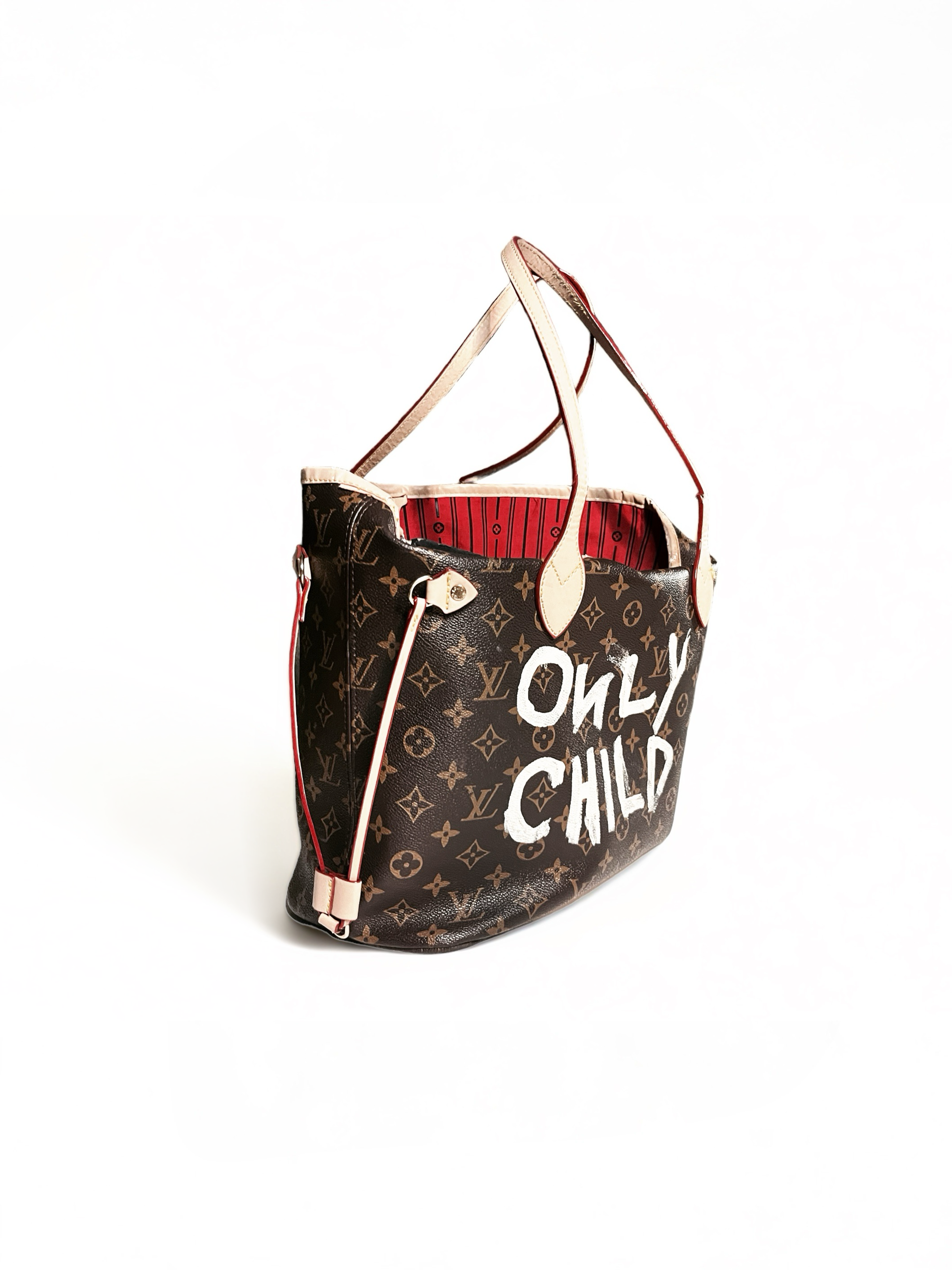 SUICIDAL PASSION/LOUIS VUITTON® MONOGRAM NEVERFULL MM - CHERRY