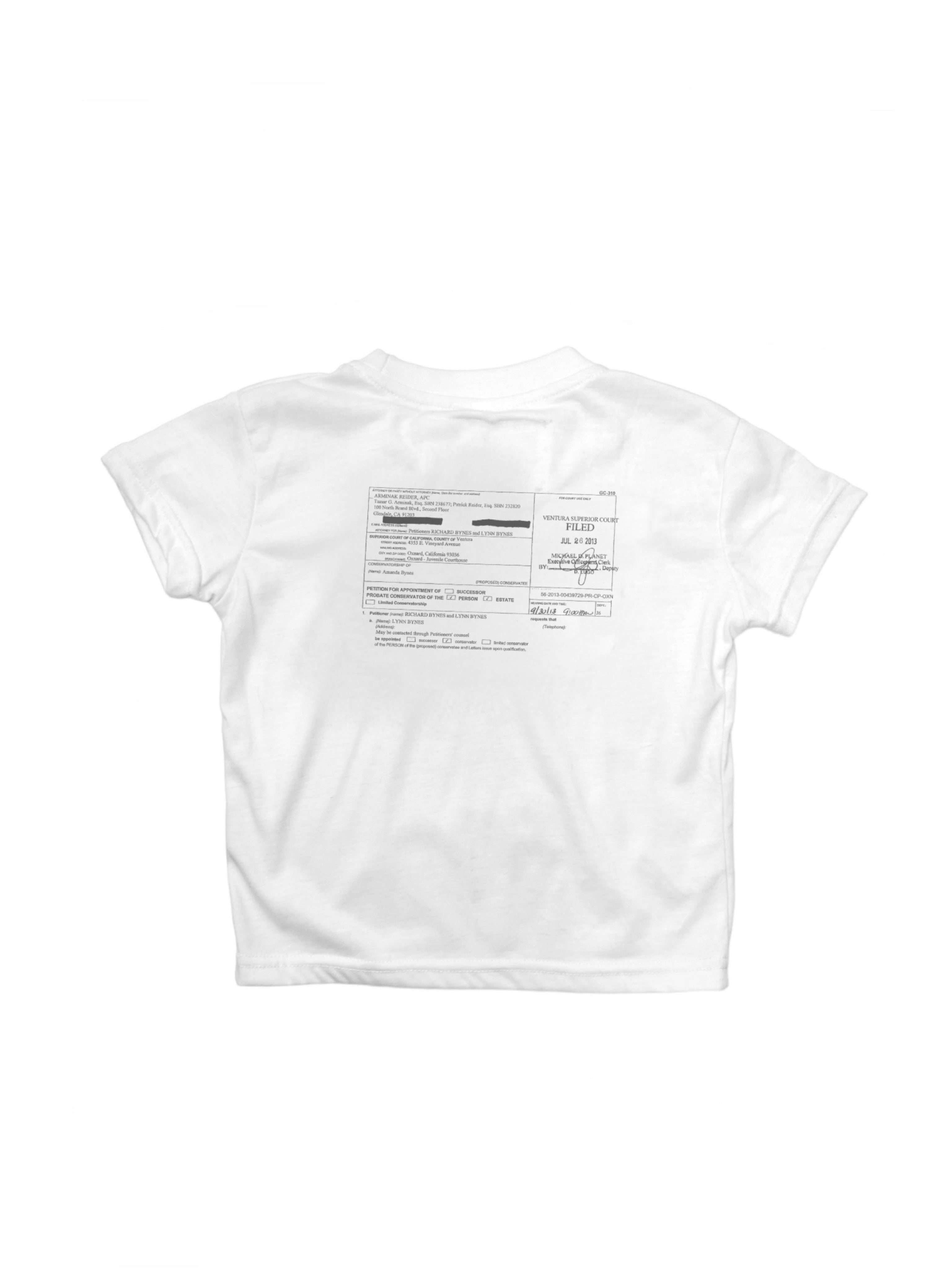 CONSERVATORSHIP BABY TEE - WHITE